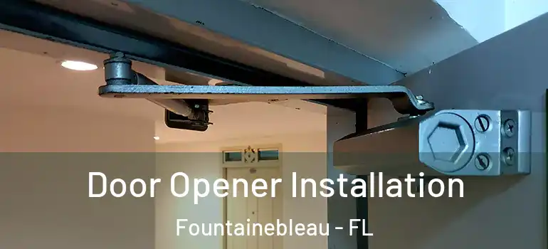  Door Opener Installation Fountainebleau - FL