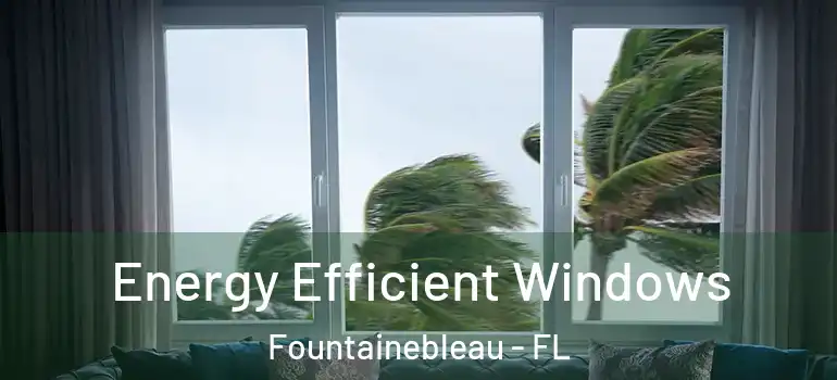  Energy Efficient Windows Fountainebleau - FL