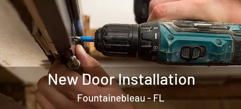  New Door Installation Fountainebleau - FL