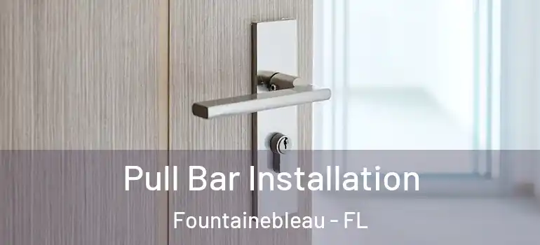  Pull Bar Installation Fountainebleau - FL