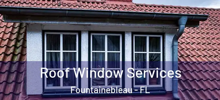  Roof Window Services Fountainebleau - FL