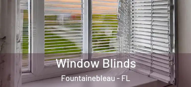  Window Blinds Fountainebleau - FL