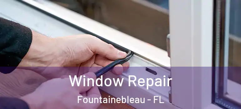  Window Repair Fountainebleau - FL